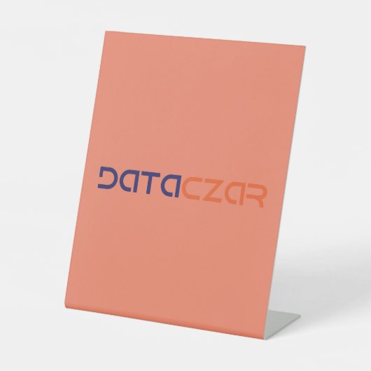 Weesschotel 8 x 10 inch reclamebord met voetstuk (Voorkant)