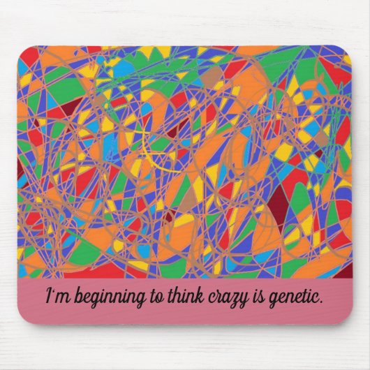 Weesse abstracte kunst uit de Zwarte Zee begint te Muismat (Voorkant)