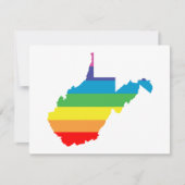 weest virginia rainbow kaart (Voorkant)