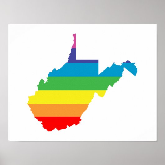weest virginia rainbow poster (Voorkant)