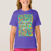 weeszwart citaat begint te denken dat gek is t-shirt (Voorkant)