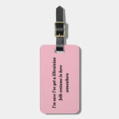 weeszwart citaat Ik weet zeker dat Oekraïens folkk Bagagelabel (Voorkant verticaal)