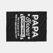 Weet Alles Voor Opa Vaderdag Verjaardag Fleece Deken (Voorkant (Horizontaal))