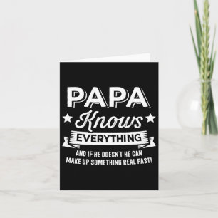 Weet Alles Voor Opa Vaderdag Verjaardag Kaart