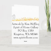 Weet altijd dat ik bij je ben kaart (Achterkant)