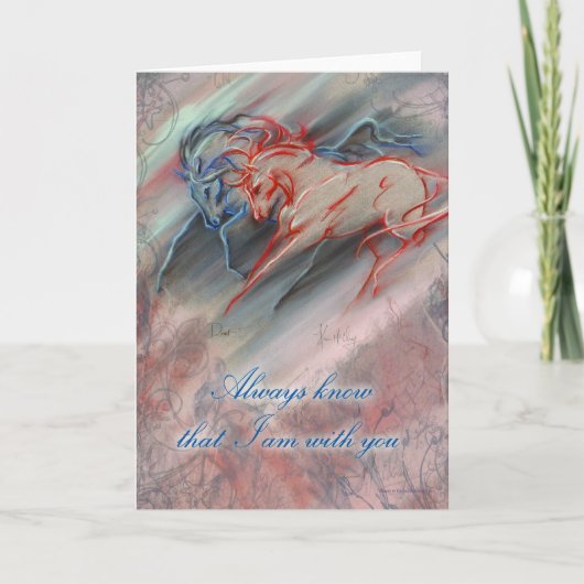 Weet altijd dat ik bij je ben kaart (Voorkant)