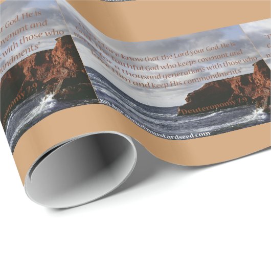 Weet dat de Heer God is Cadeaupapier (Rol Hoek)