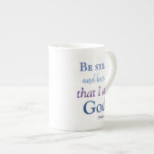 Weet dat ik God ben Porselein Kop (Voorkant rechts)