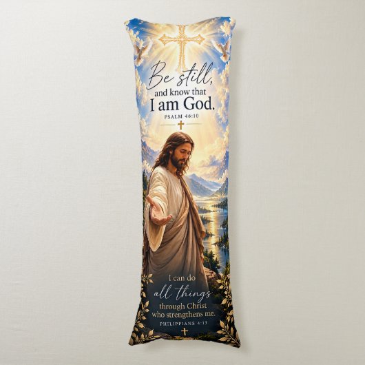 Weet dat ik God Religieus ben Lichaamskussen (Voorkant Verticaal)