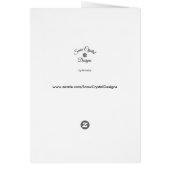 Weet dat je gek bent op neongroene kaart (Achterkant)