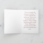 Weet dat je geliefd bent, troost en zorg kaart (Binnen)