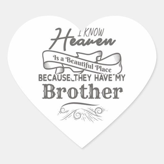 Weet dat ze een mooie plek hebben... hart sticker (Voorkant)