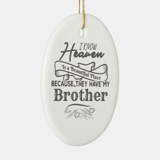 Weet dat ze een mooie plek hebben... keramisch ornament (Rechts)