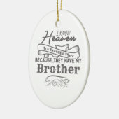 Weet dat ze een mooie plek hebben... keramisch ornament (Links)