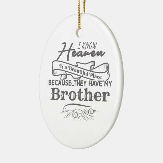 Weet dat ze een mooie plek hebben... keramisch ornament (Links)