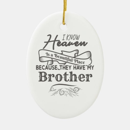 Weet dat ze een mooie plek hebben... keramisch ornament (Voorkant)