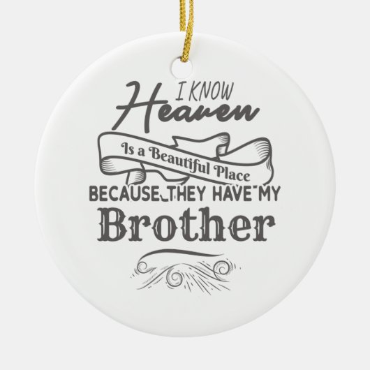 Weet dat ze een mooie plek hebben... keramisch ornament (Voorkant)