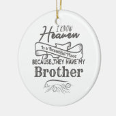 Weet dat ze een mooie plek hebben... keramisch ornament (Links)