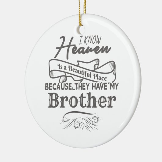 Weet dat ze een mooie plek hebben... keramisch ornament (Links)