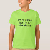 Weet dingen T-shirt voor kinderen (Voorkant)