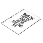 Weet het proces dat we het vertrouwen notitieboek (Linkerzijde)