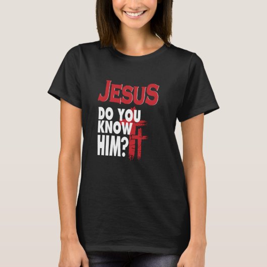 Weet je dat Hij Jezus liefheeft Christelijk Kerstm T-shirt (Voorkant)