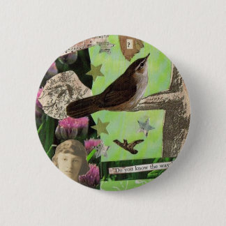Weet je de weg? Knoop Ronde Button 5,7 Cm