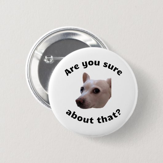 Weet je het zeker? Button (Voorkant /achterkant)