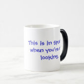 Weet je het zeker? magische mok (Voorkant rechts)