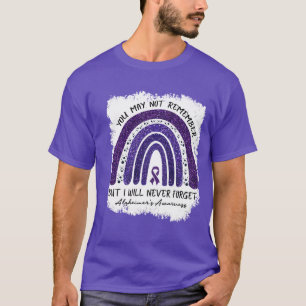 Weet je nog dat ik Alzheimer nooit zal vergeten? T-shirt
