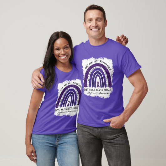 Weet je nog dat ik Alzheimer nooit zal vergeten? T-shirt (Unisex)