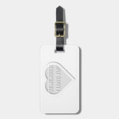 Weet je nog dat ik van je hou bagagelabel (Voorkant verticaal)