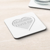 Weet je nog dat ik van je hou bier onderzetter (Linkerzijde)