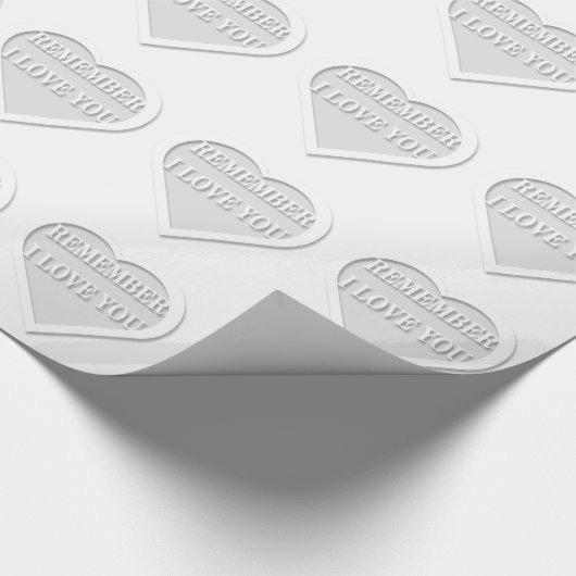 Weet je nog dat ik van je hou cadeaupapier (Hoek)