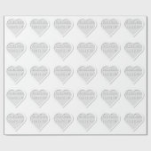 Weet je nog dat ik van je hou cadeaupapier (Vlak)