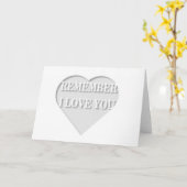 Weet je nog dat ik van je hou kaart (Gele Bloem)