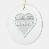 Weet je nog dat ik van je hou keramisch ornament (Links)