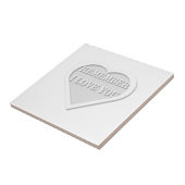 Weet je nog dat ik van je hou tegeltje (Zijkant)