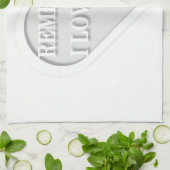 Weet je nog dat ik van je hou theedoek (Gevouwen)