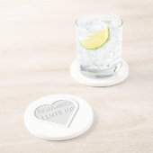 Weet je nog dat ik van je hou zandsteen onderzetter (Zijkant)