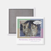 Weet je nog dat je de oppas moest boeken? magneet (Voorkant / Achterkant)