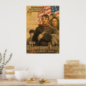 Weet je nog! De vlag van vrijheid Poster (Keuken)