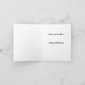 Weet je nog hoe speciaal verjaardagsfeest vroeger  kaart (Binnen)