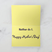 "Weet je nog toen je tijd had om te koken?" Kaart (Binnen)