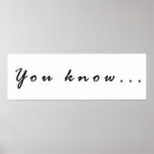 Weet je... poster (Voorkant)