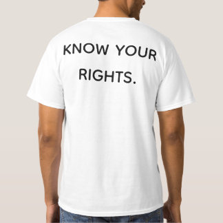 WEET JE RECHTEN! T-SHIRT