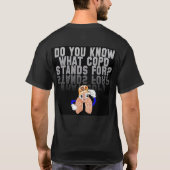 WEET JE WAAR COPD VOOR STAAT? T-SHIRT (Achterkant)