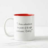 "Weet je waar je Tiara is?" Tweekleurige Koffiemok (Links)