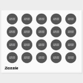 Weet je wat ik bedoel, Grappig, Grappen, Sarcastis Ronde Sticker (Vel)