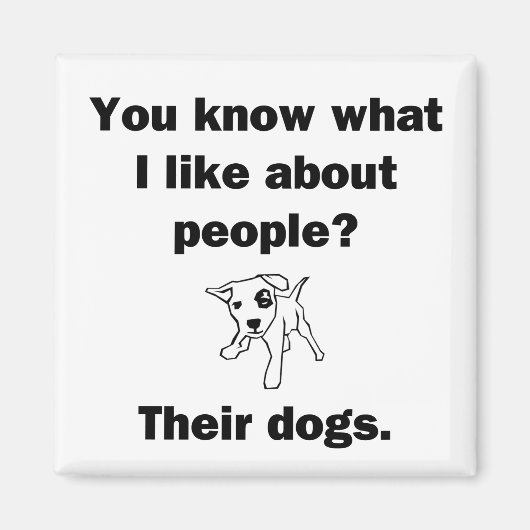 Weet je wat ik leuk vind aan mensen? magneet (Voorkant)